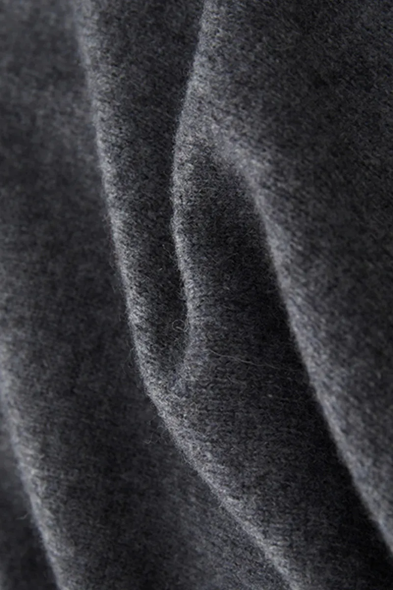 100 Wool Dog Jacquard Crewneck Cardigan
