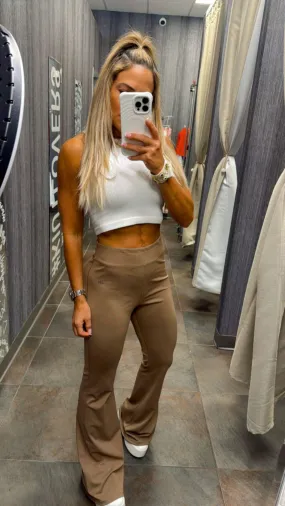 1675 High-Waist bootcut legging pants