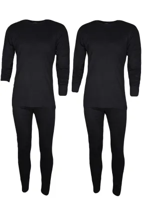2 Pack Mens Premium Quality Thermal Long Johns Full Set