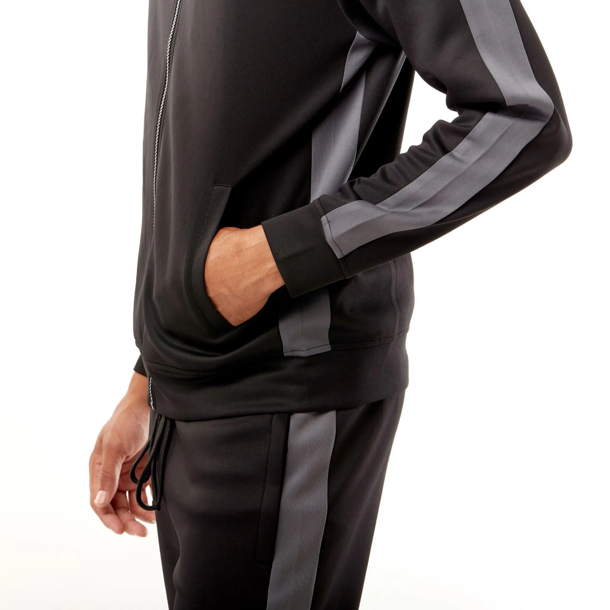 501 Track Jacket - Black/Charcoal