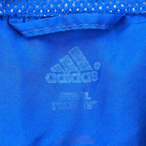 Adidas Track Jacket - XL Blue Polyester