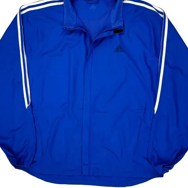 Adidas Track Jacket - XL Blue Polyester