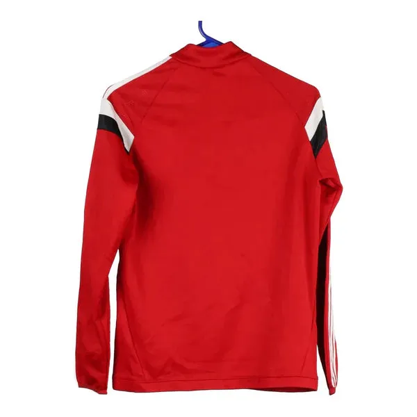 Age 10-11 Adidas Track Jacket - XL Red Polyester