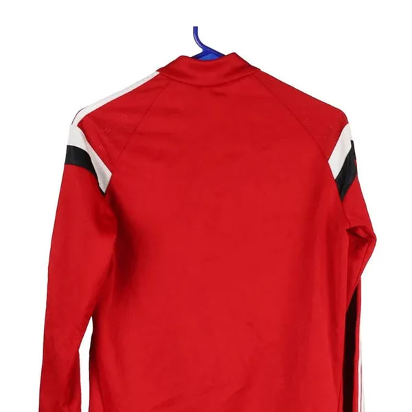 Age 10-11 Adidas Track Jacket - XL Red Polyester