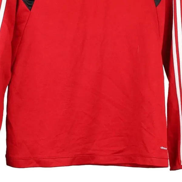 Age 10-11 Adidas Track Jacket - XL Red Polyester