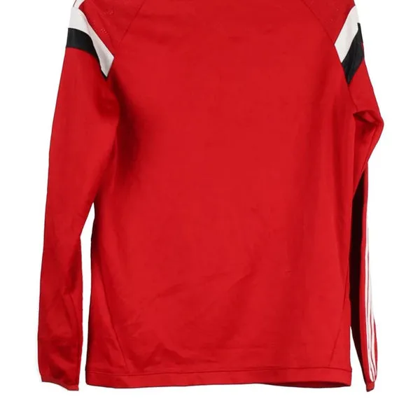 Age 10-11 Adidas Track Jacket - XL Red Polyester