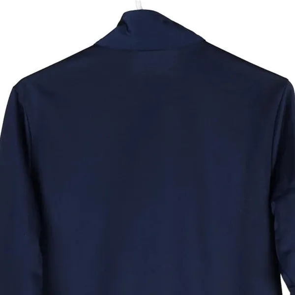 Age 13-14 Champion Spellout Track Jacket - XL Navy Polyester