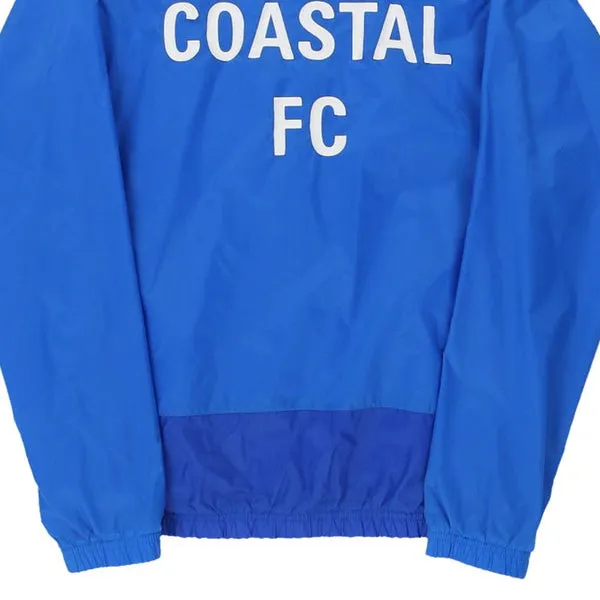Age 13-14 Coastal FC Puma Football Track Jacket - XL Blue Polyester