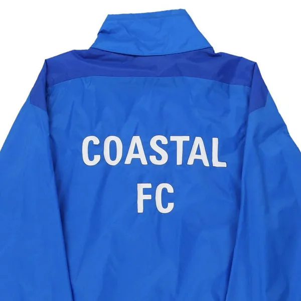 Age 13-14 Coastal FC Puma Football Track Jacket - XL Blue Polyester