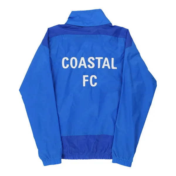 Age 13-14 Coastal FC Puma Football Track Jacket - XL Blue Polyester