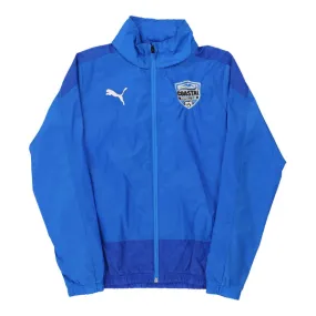 Age 13-14 Coastal FC Puma Football Track Jacket - XL Blue Polyester