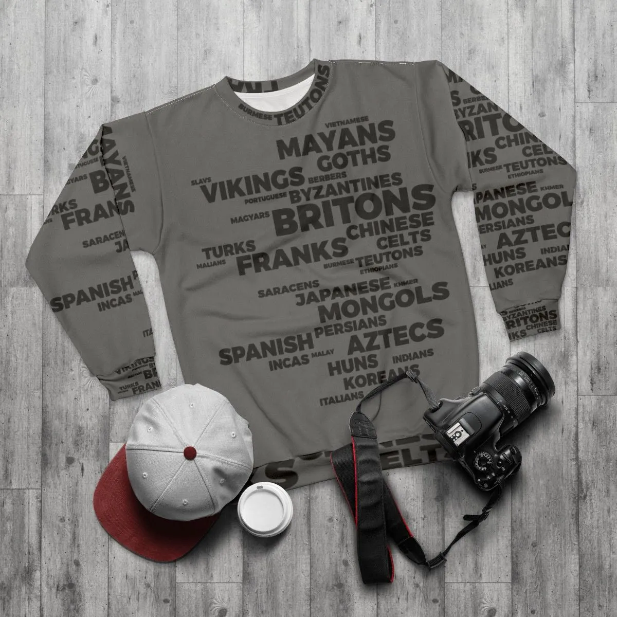 Age Of Empires World Sweatshirt - Vintage Gaming Apparel