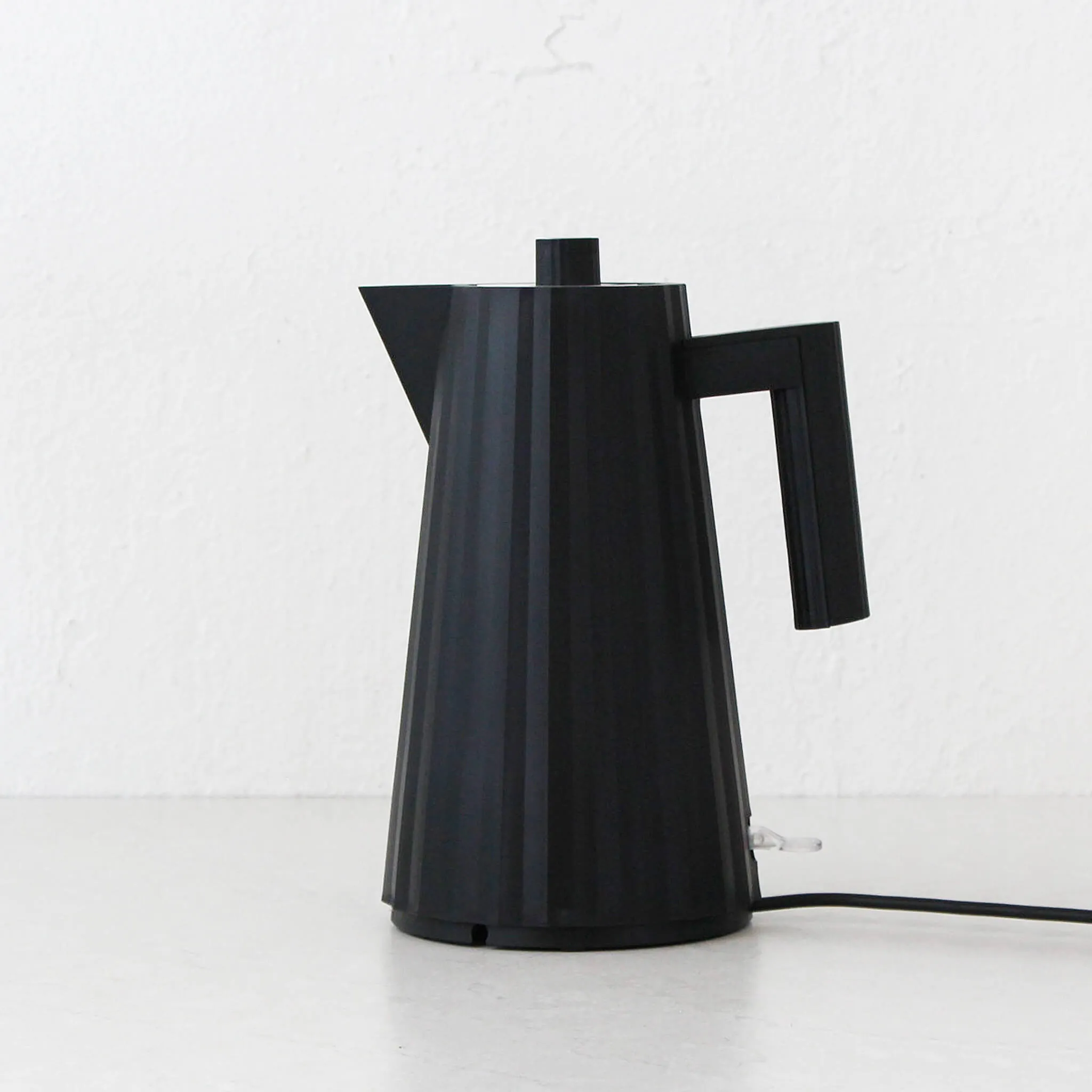 ALESSI  |  PLISSE KETTLE 1.7L   TOASTER 4 SLICE BUNDLE  |  MATTE BLACK