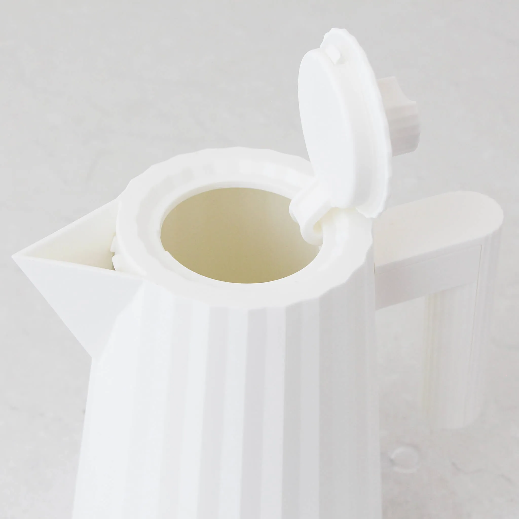 ALESSI  |  PLISSE KETTLE 1L    TOASTER 2 SLICE BUNDLE  |  MATTE WHITE