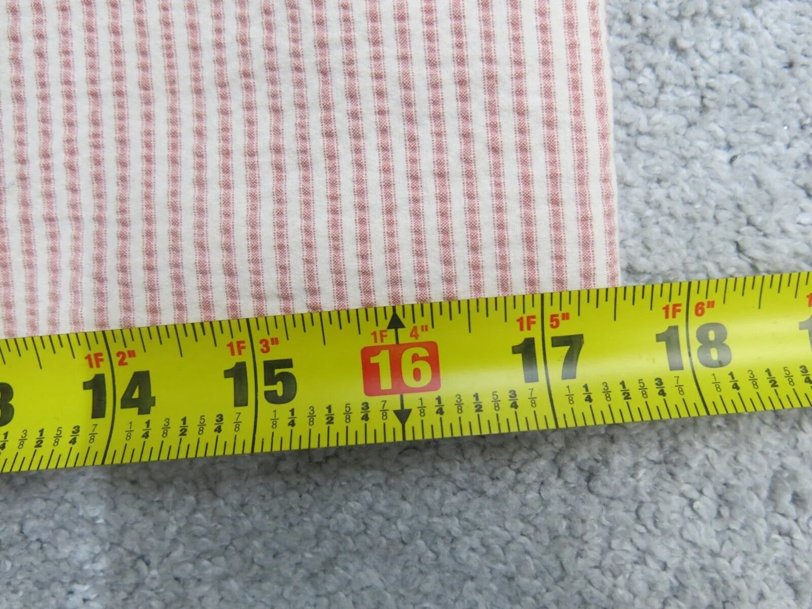 ANN Taylor Womens Straight Pencil Striped Skirts Back Zip White Peach Size 8