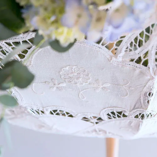 Antique Styled Lace Wedding Parasol