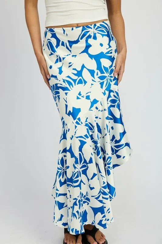 Asymmetric Maxi Skirt