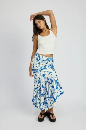 Asymmetric Maxi Skirt