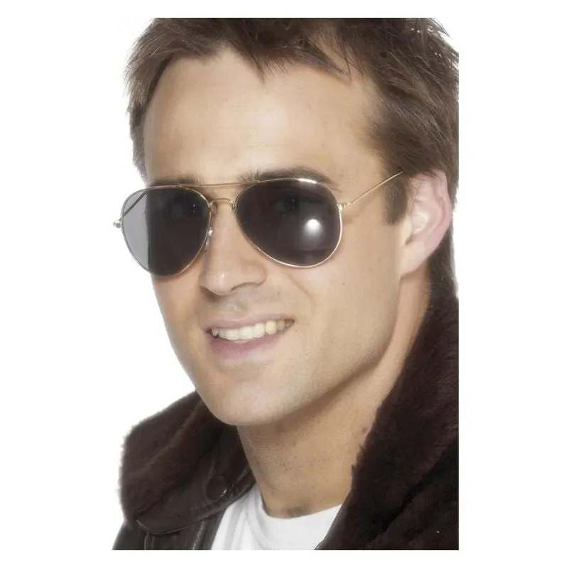 Aviator Specs Adult Gold