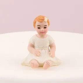 Baby Girl Daughter Child Porcelain Wedding Cake Topper