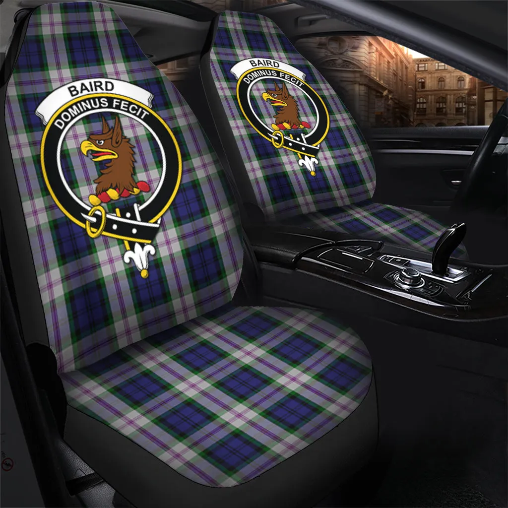 Baird Dress Tartan Car Seat Cover with Family Crest