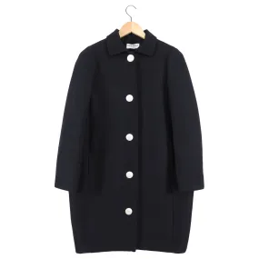 Balenciaga By Alexander Wang Pre-Fall 2015 Black Coat - S