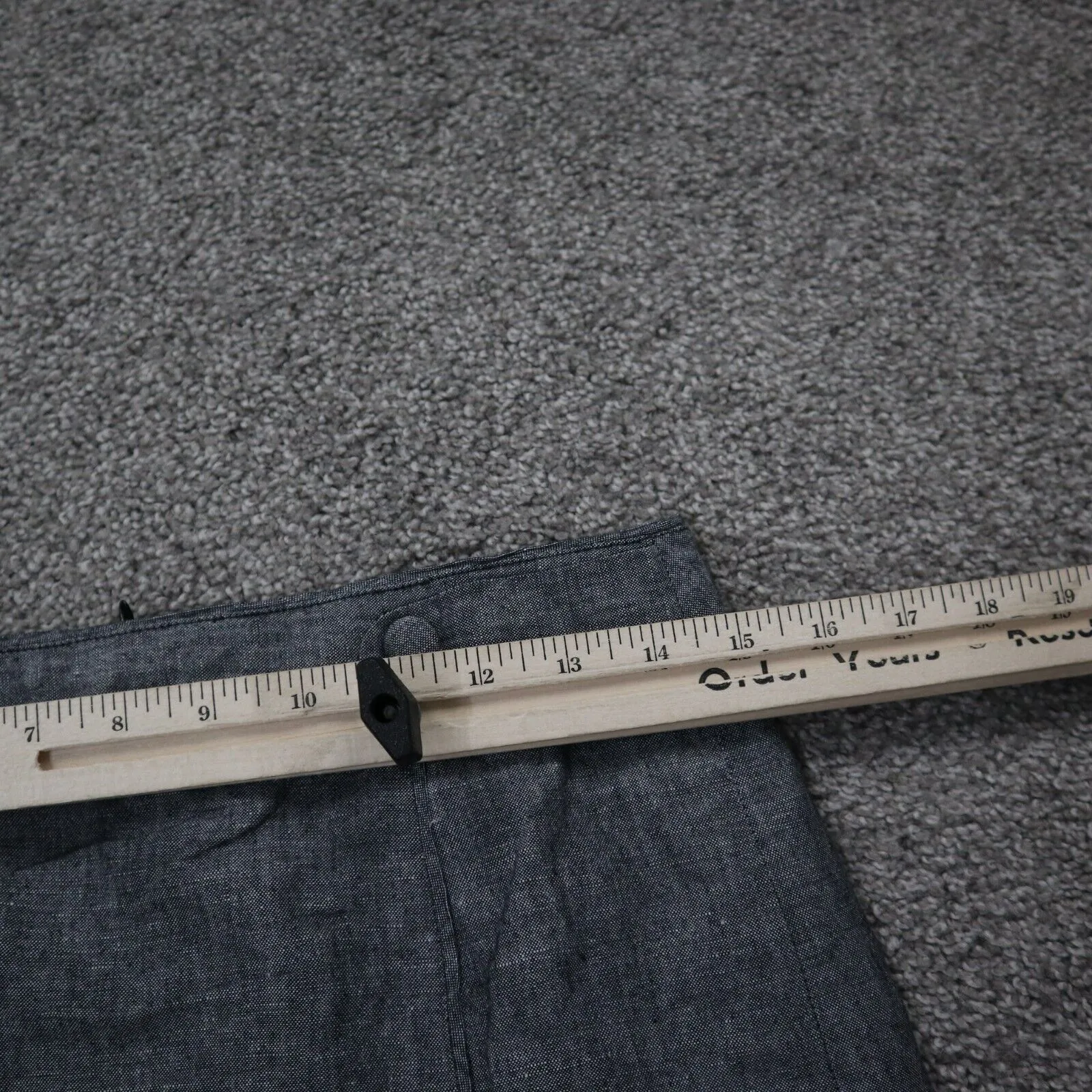 Banana Republic Womens Straight & Pencil Skirt Back Zip Flat Front Gray Size 6