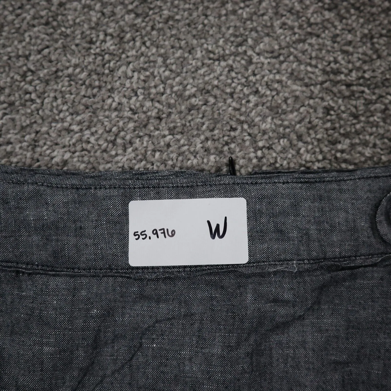 Banana Republic Womens Straight & Pencil Skirt Back Zip Flat Front Gray Size 6