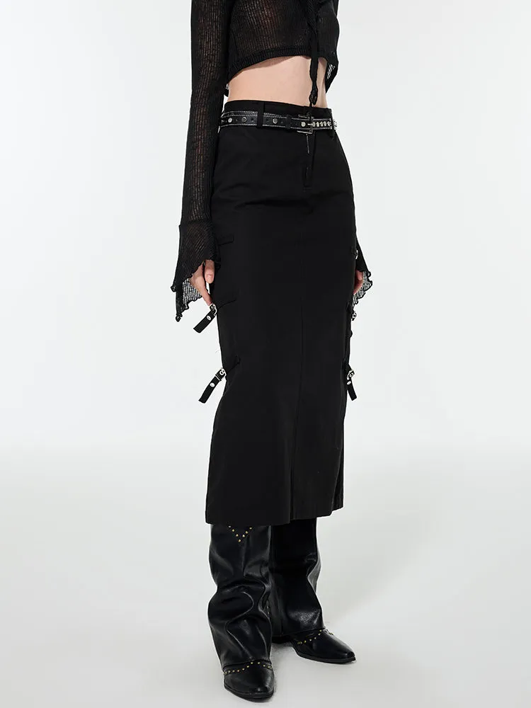 Belt Nichi I-Line Long-Skirt