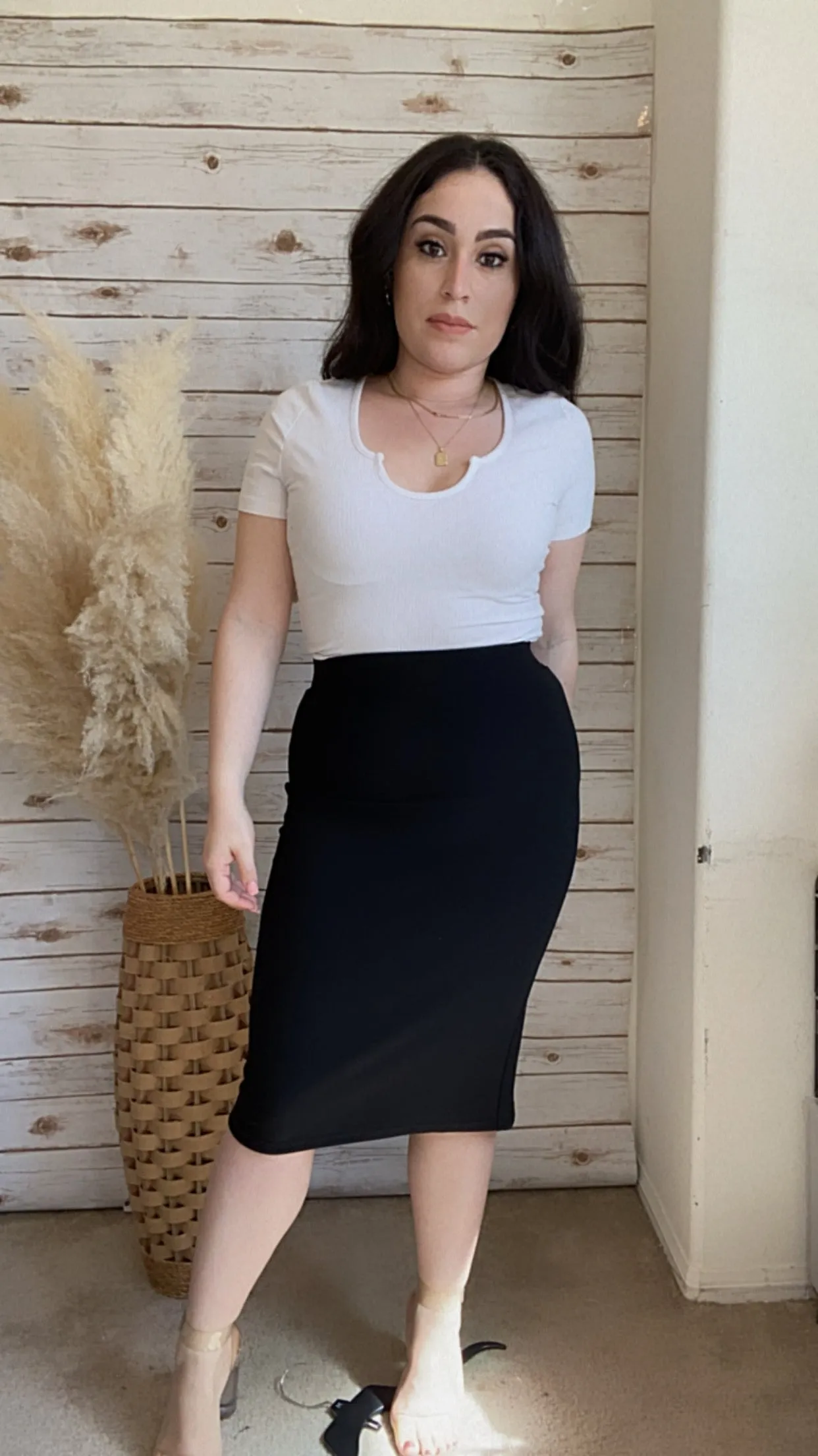 Black Pencil Skirt