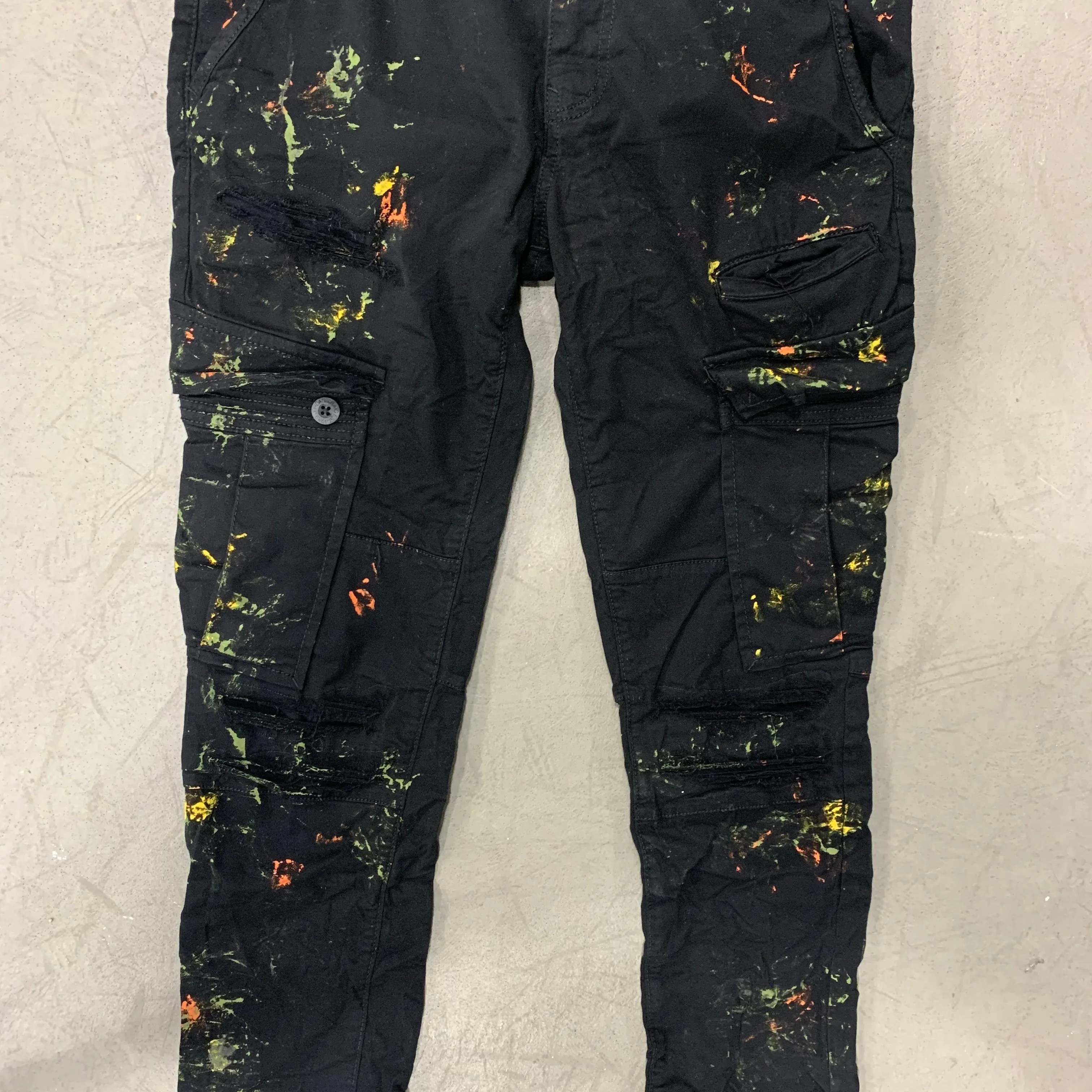 Black Shadow Cargo Pants