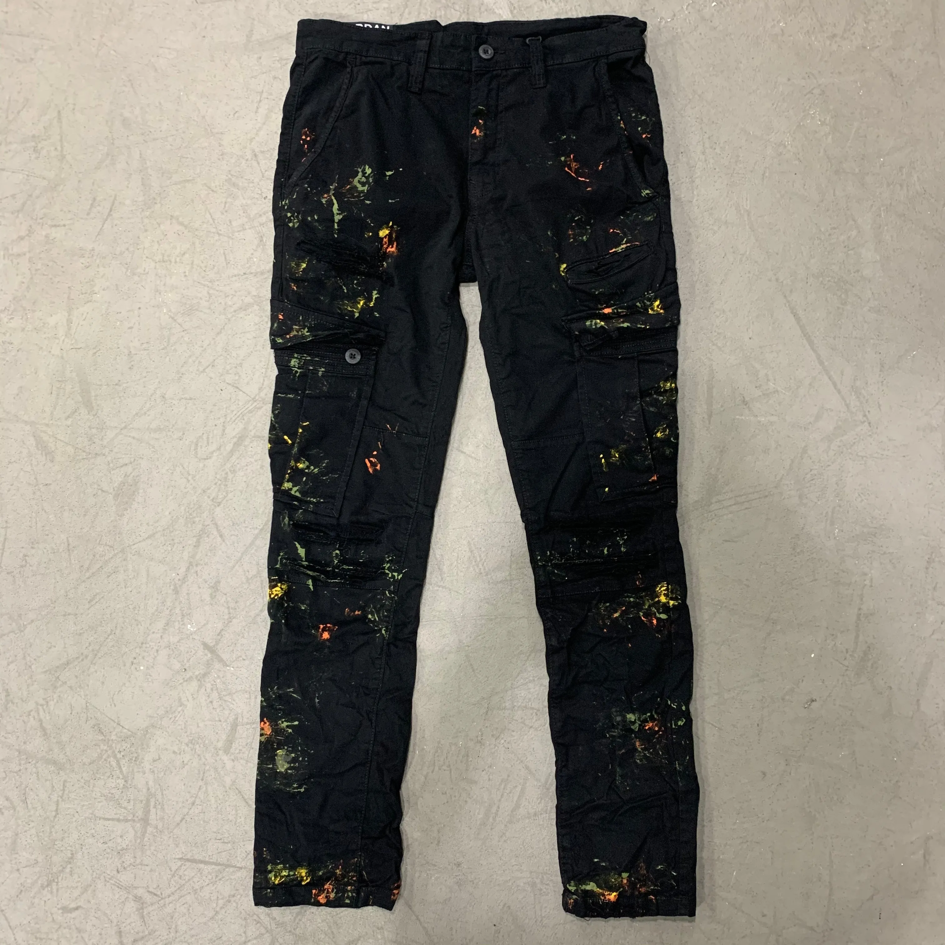 Black Shadow Cargo Pants