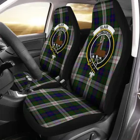 Blair Dress Tartan Car Seat Cover with Family Crest