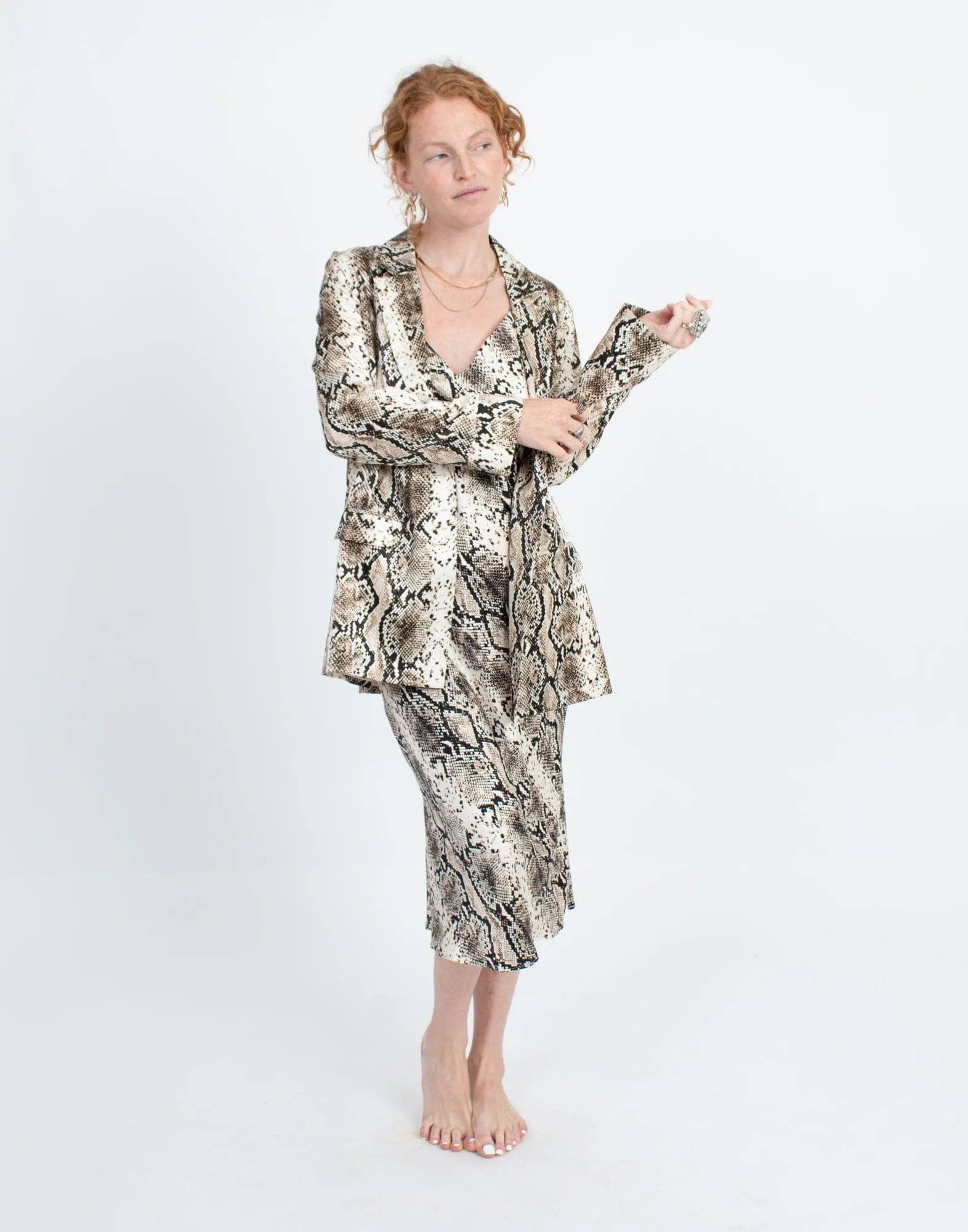 Blazer And Slip Set