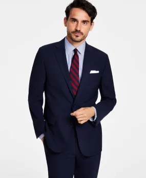 Brooks Brothers Mens Classic fit Sport Coat Blazer 44 R Blue Solid Stretch