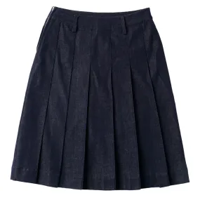 BULVBUTING カレッジスタイルデニムプリーツスカート BLBT008