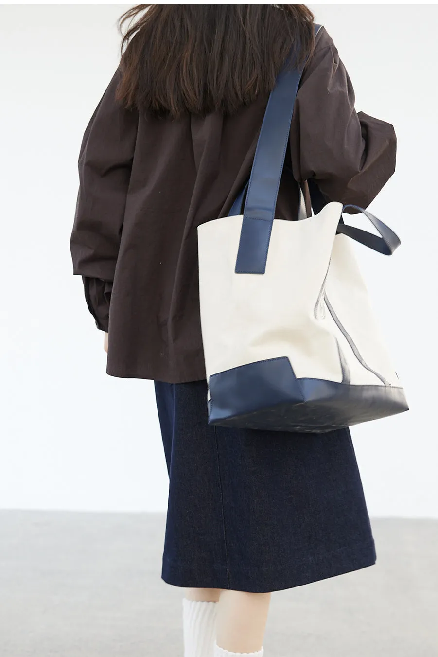 BULVBUTING カレッジスタイルデニムプリーツスカート BLBT008