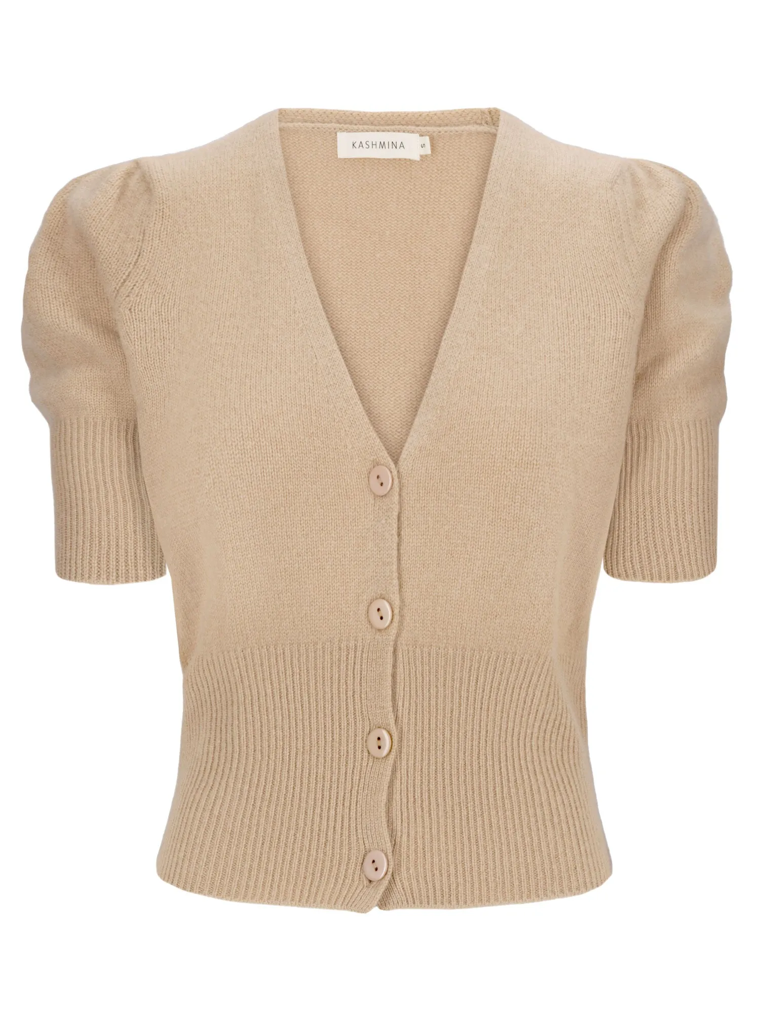 Cashmere Cardigan "Grace" - Sand