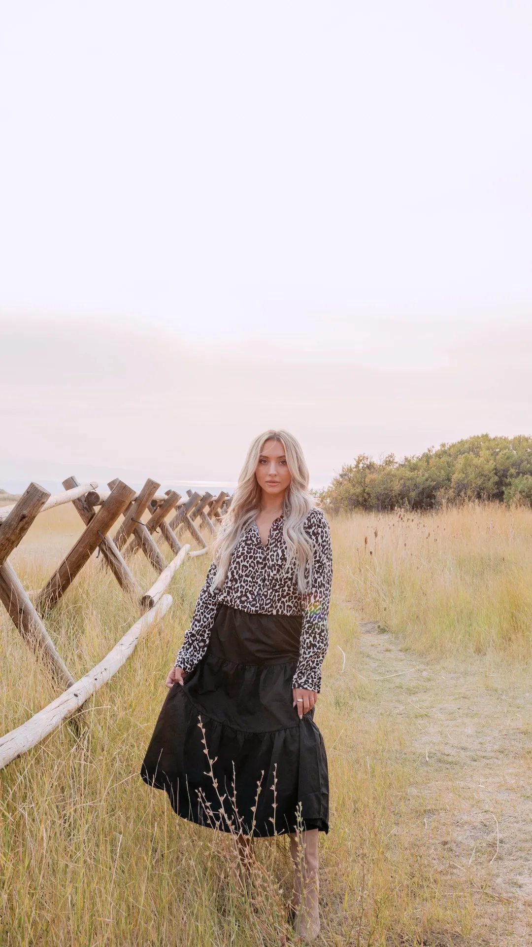 Charlotte Tiered Midi Skirt