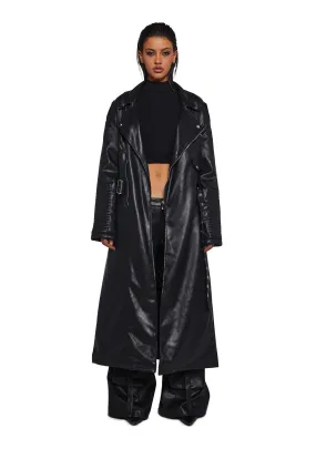 Circuit Breaker Moto Trench Coat
