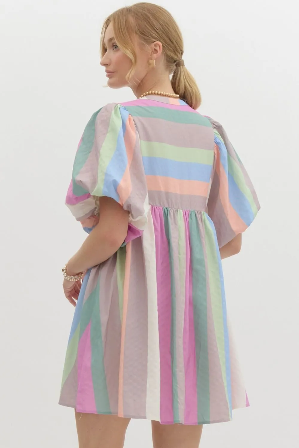 Classy Carnival Stripe Dress