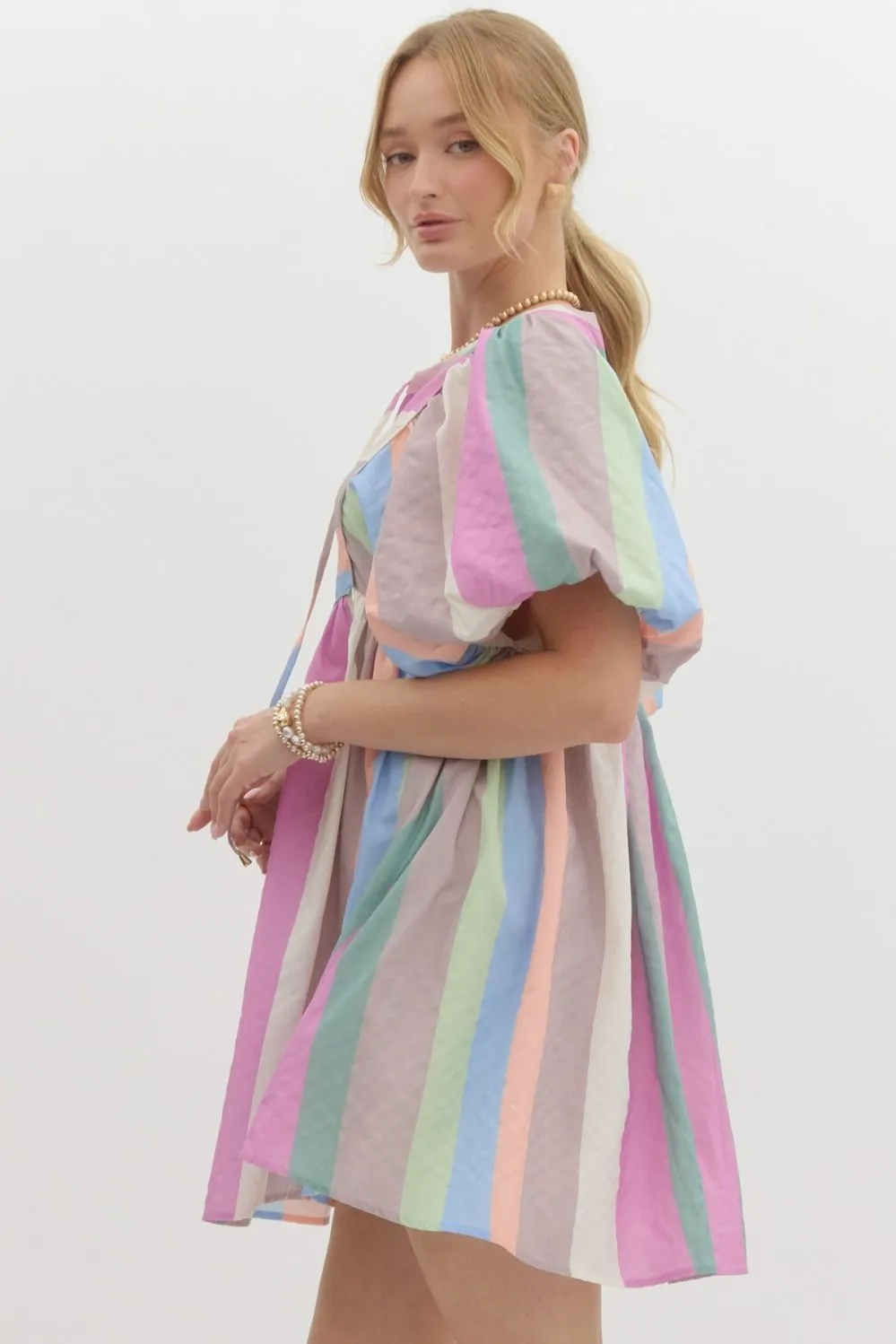 Classy Carnival Stripe Dress