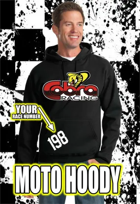 Cobra Moto Large logo sweatshirt - Black Hood