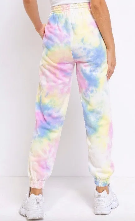 Cotton Candy Tie Dye Joggers