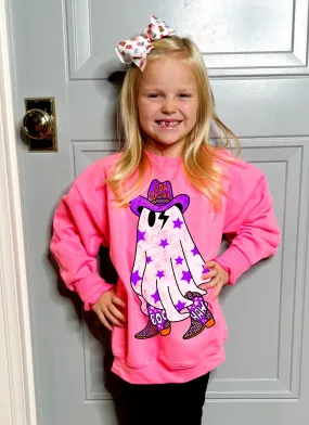 Cow Ghoul Ghost Youth Sweatshirt KIDS FINAL SALE