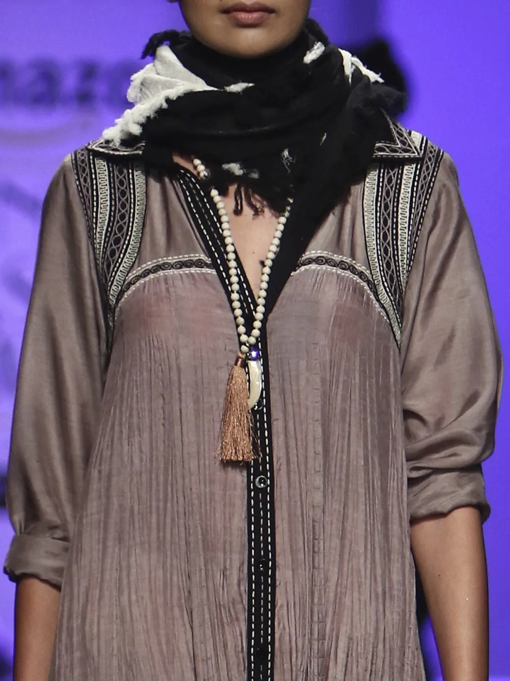 Crinkled Shirt Dress
