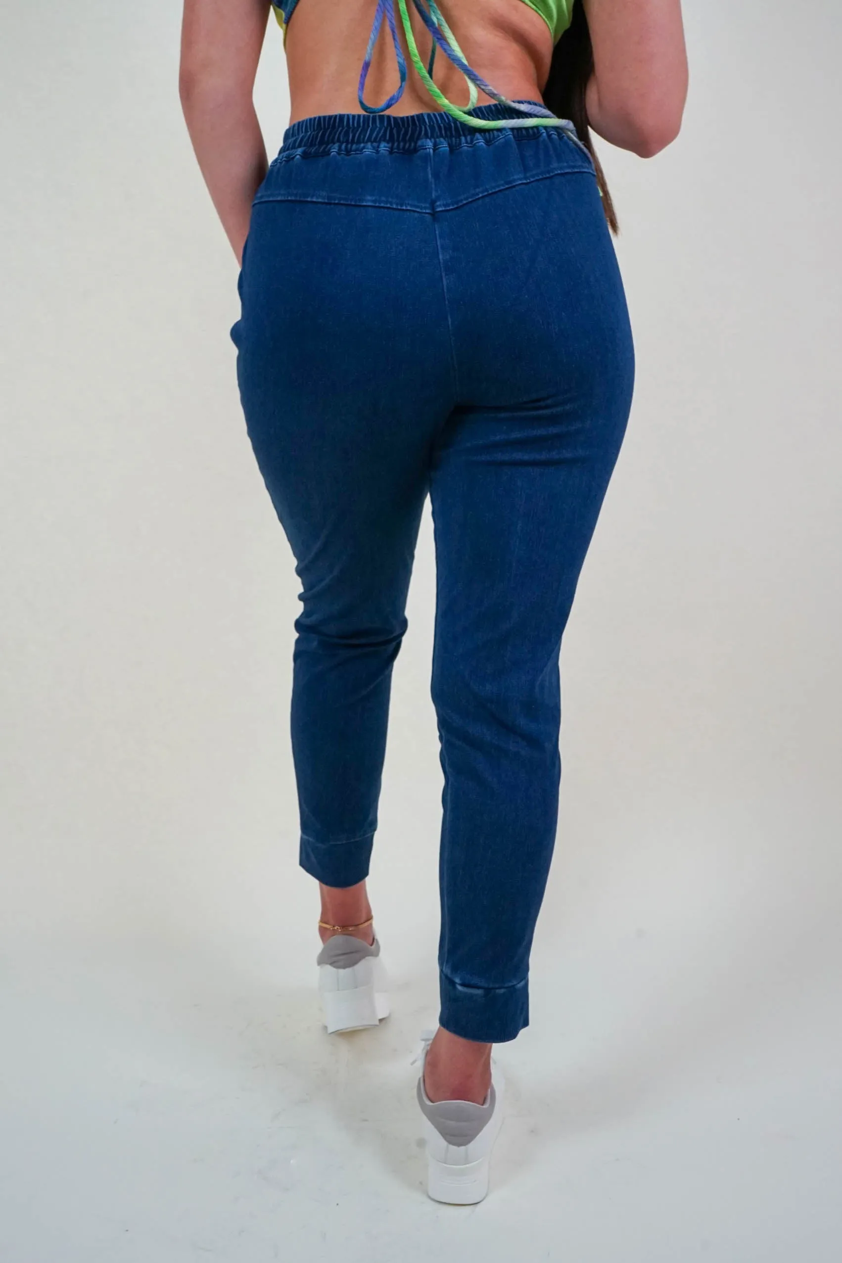 Dark wash Denim Joggers