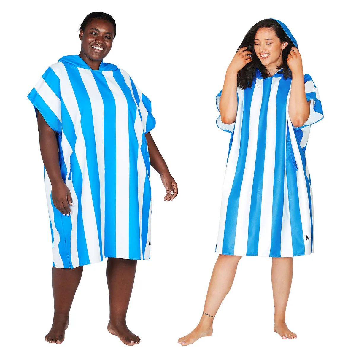 Dock & Bay Poncho Adults - Bondi Blue - GRS Certified