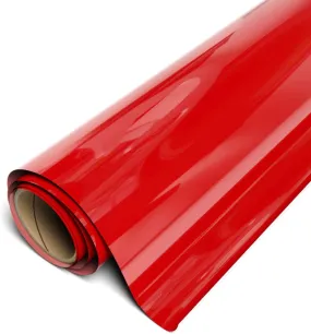 Easyweed HTV 11.8" X 3Ft Roll (Red) - Iron on Heat Transfer Vinyl - Compatible with , Cricut and Silhouette Cutters - Layerable - CPSIA Certified