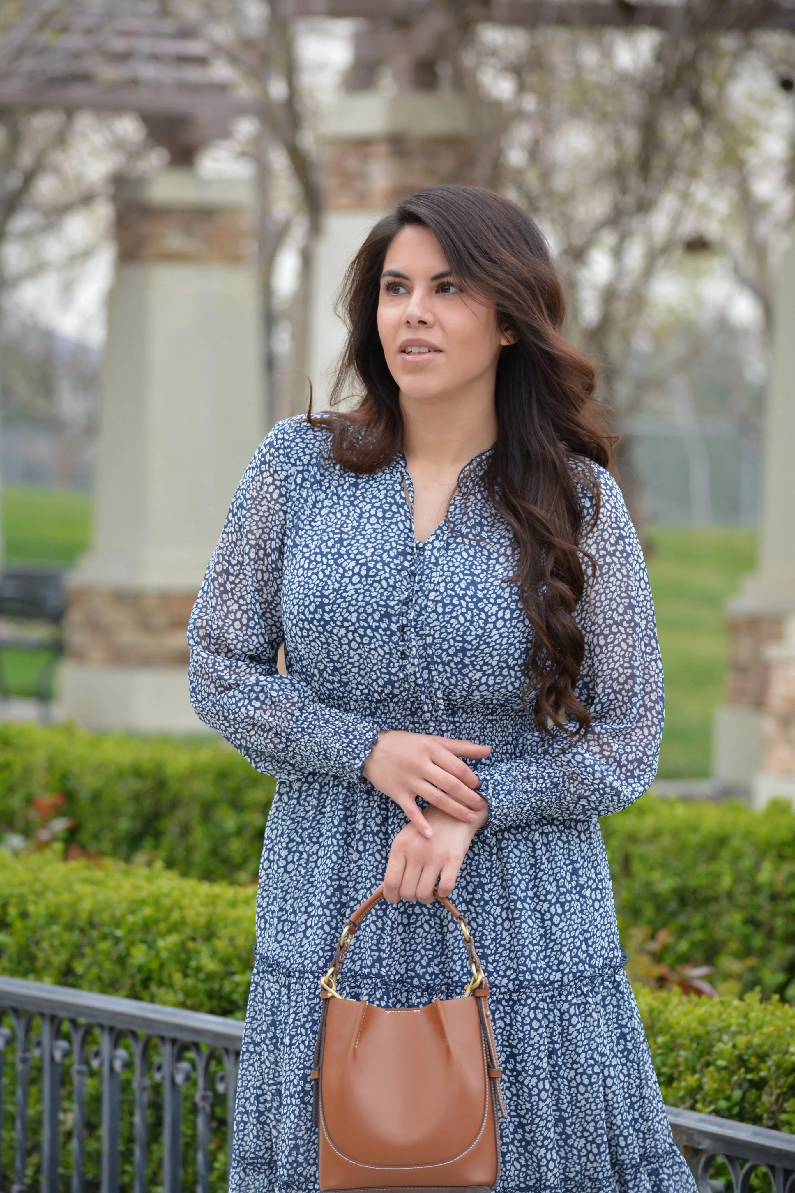 Etta Navy Maxi Dress
